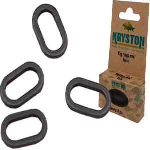 ANOURI OVALE KRYSTON RIG RINGS Black
