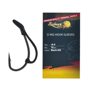Manson Select Baits D-Rig Hook Sleeves, nr.2-4, 10buc