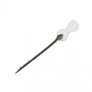 Spin de Momeala Delphin STINGER cu Inel de Silicon, Negru, 12buc, 15mm