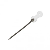 Spin De Momeala Delphin Stinger Cu Inel De Silicon, Negru, 12buc, 7mm