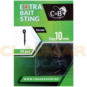 Spin pentru Momeala C&B Extra Bait Sting, 10mm, 10buc/pac