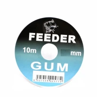 Feeder Gum Transparent Fl 10m 0.6mm