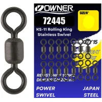 Vartej Owner Amaz 72445 Ks-11 Rolling King Stainless Swivel, Nr.5, 68kg, 15buc