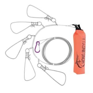 Set Agrafe Maxi Baracuda pentru Pastrarea Pestelui Viu 5buc