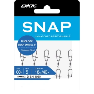 AGRAFA BKK DUOLOCK SNAP CU VARTEJ -51 SS Nr.1 31kg 5buc/plic