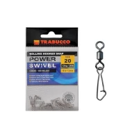 AGRAFA CU VARTEJ  TRABUCCO ROLLING HOOKED SNAP NR 22  9 Kg 12BUC/PLIC