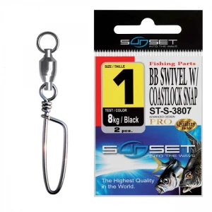 Agrafa Vartej Rulment Sunset ST-S-3807 No.3 BB Swivel Coastlock Snap