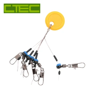 Agrafa cu Vartej si Margea Culisanta Spro C-Tec Feeder Easy Parts, Marime M, 5buc/pac