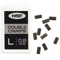 Bride Pentru Monturi Ngt Double Crimps, 0.8mm (l), 10buc/cutie