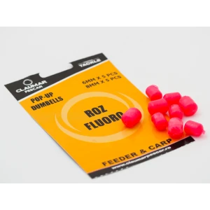 Pop Up Dumbells Claumar 10Buc 5x6mm-5x8mm Roz Fluoro