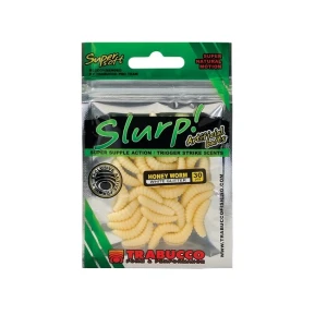 VIERME TRABUCCO ARTIFICIAL SLURP BAIT MAGGOT ALB GLITER