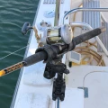 Suport Lanseta RAM Mounts Light-Speed Fishing Rod Holder with Rail Base