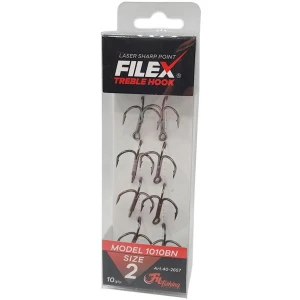 Ancora Tripla Filfishing Black Nickel 1001, Nr.4, 10buc/pac