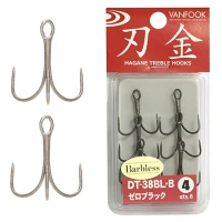 Ancore Vanfook Dt-38bl-b Barbless Treble Nr.8, 7buc/plic