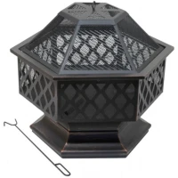 Semineu Cattara De Terasa Hexagon Cu Capac Tt13008