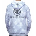 Bluza UV RTB REFUSE TO BLANK Long Sleeve Hoodie UPF 50+, Light Camo Grey, Marime 2XL