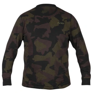 BLUZA AVID CARP DISTORTION CAMO LITE T-SHIRT- LONG SLEEVE MARIME XXXL
