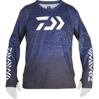 Bluza Daiwa D-vec Ls Navy, Marime 2xl