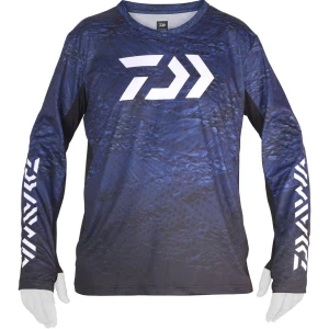 Bluza Daiwa D-Vec LS Navy, Marime M