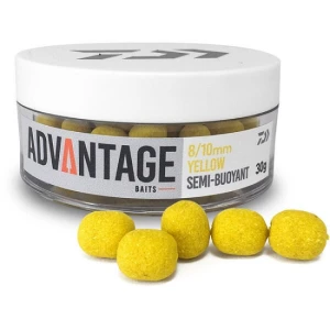 Pop Up Daiwa Advantage Hookbaits Yellow 8-10mm 30g
