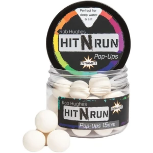 Pop Up Dynamite Baits Hit N' Run Bright White, 15mm