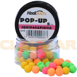 Pop Up Hook Baits, Squid & Capsuna, 8mm, 30ml