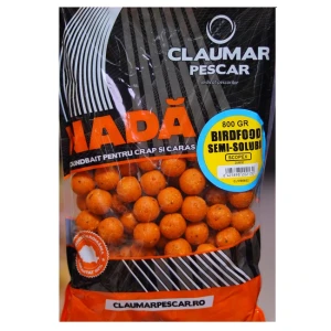 Boilies Claumar Birdfood Semi-Solubil Scopex 20mm 800Gr