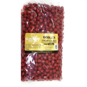 Boilies Claumar Birdfood Tare Capsuna & Usturoi 24mm 5kg PUNGA