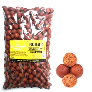 Boilies Claumar Birdfood Tare Squid And Scopex 24mm 5kg PUNGA