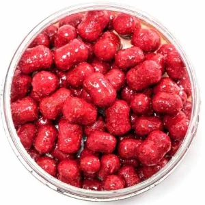  Boilies Tare de Carlig CPK Fluoroattract + Feeder Squid & Capsuna, Marime S, 10/14mm