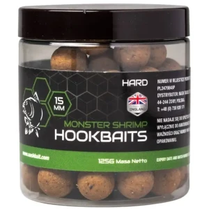 Boilies Nash Hard Hookbaits, Monster Shrimp, 15mm, 125g