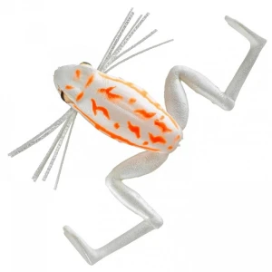 BROASCA DAIWA PROREX MICRO SOFT BAIT FROG, ALBINO, 3.5CM