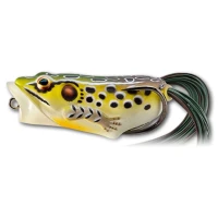 Broasca Live Target Hollow Body Frog Popper, Emerald / Brown, 6.5cm, 14g
