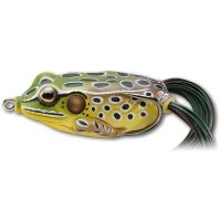 Broasca Live Target Hollow Body Frog Walking Bait, Emerald / Brown, 4.5cm, 7g