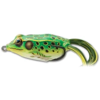 Broasca Live Target Hollow Body Frog Walking Bait, Floro Green / Yellow, 6.5cm, 21g