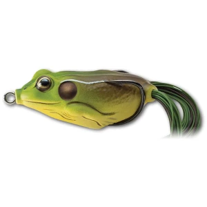 Broasca Live Target Hollow Body Frog Walking Bait, Green / Brown, 6.5cm, 21g