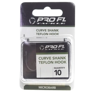 CARLIGE PRO FL CURVE SHANK 10BUC TEFLONATE NR 4
