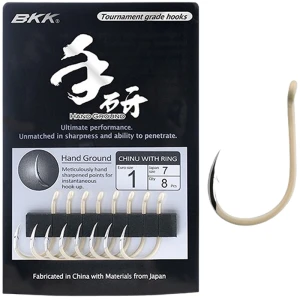 Carlige BKK Chinu-R Hand Ground Nr.6, 8buc/pac