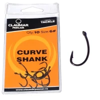 Carlige Claumar Curve Shank Teflon Technology Nr.10, 10buc/plic