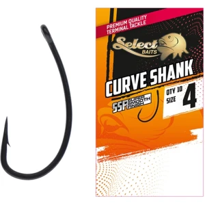 Carlige Select Baits Curve Shank SSF Nr.4, 10buc/pac