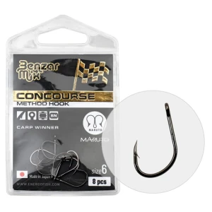 Carlige Benzar Mix Concourse Method Carp Winner Nr.8, 8buc/plic