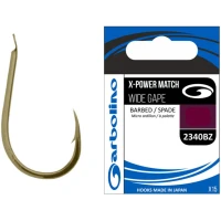 Carlige Garbolino X-Power Match Wide Gape 2340BZ, Nr.10, 15buc/plic