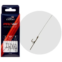 Carlige Legate Carp Expert Method Feeder Bait Sting Rig, Carlig Nr.10, Spin 10mm, Fir 0.15mm, 6buc/pac