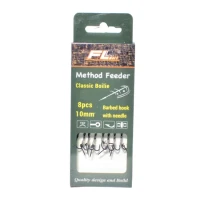 Carlige Legate FL Method Feeder Cu Spin 7mm Carlig Classic Boilie Nr 8 8Buc/Set
