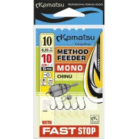 Carlige Legate Kamatsu Fast Stop Chinu Mono, 10cm, Nr.12, 0.20mm, 5buc/pac