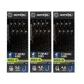 Carlige Legate Matrix MXC-6 Barbless  F1 Band Rigs Nr.18 15cm 8buc/plic