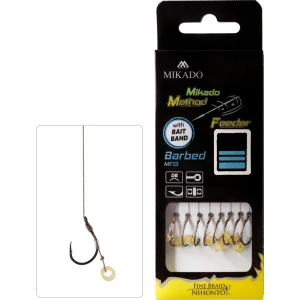 Method Feeder Rig - Bait Band - Carlig Nr.6/ Fir Textil 0.16Mm/10Cm - 8Buc