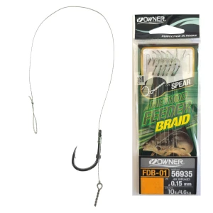 Rig Feeder Owner 56935 No.14 0.12 FDB-01 Spear Braided, 6buc/pac