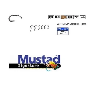 CARLIG MUSTAD BRONZ FORJAT CURBAT PT. MUSCA NR.16