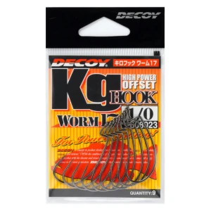 CARLIGE OFFSET DECOY WORM 17 KG NR.1/0 9/plic